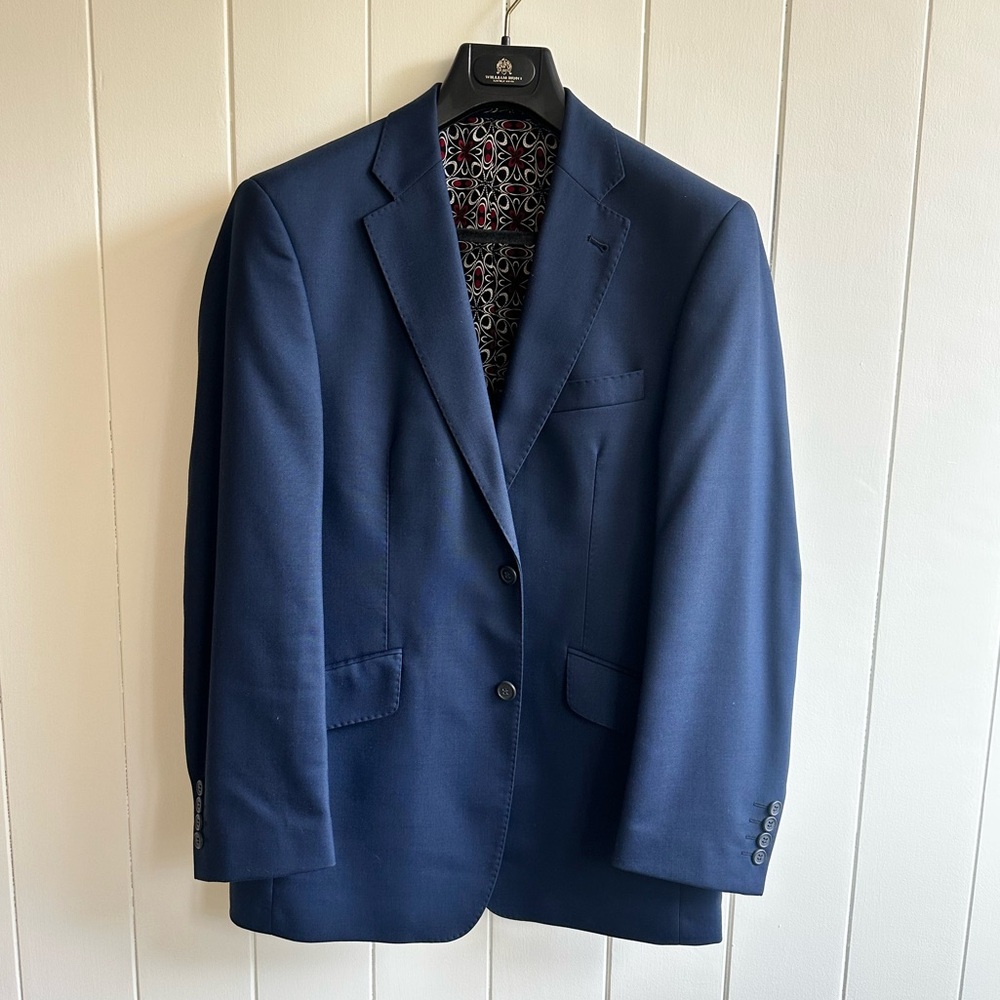 William Hunt navy blue suit - 40